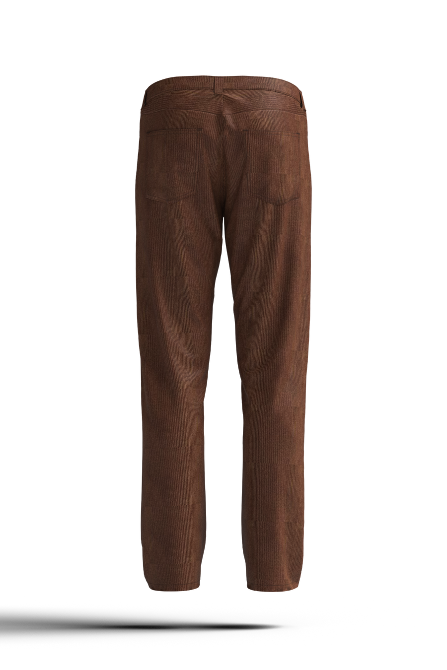Custom Low-Rise Straight Fit Men's Pants in Velvet Dark Brown