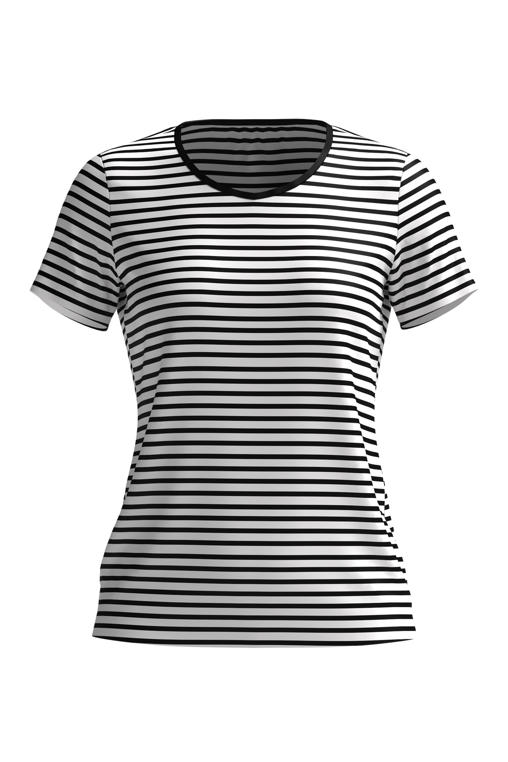 Recycled Cotton Ladies Striped Tops - Organic Cotton Certified