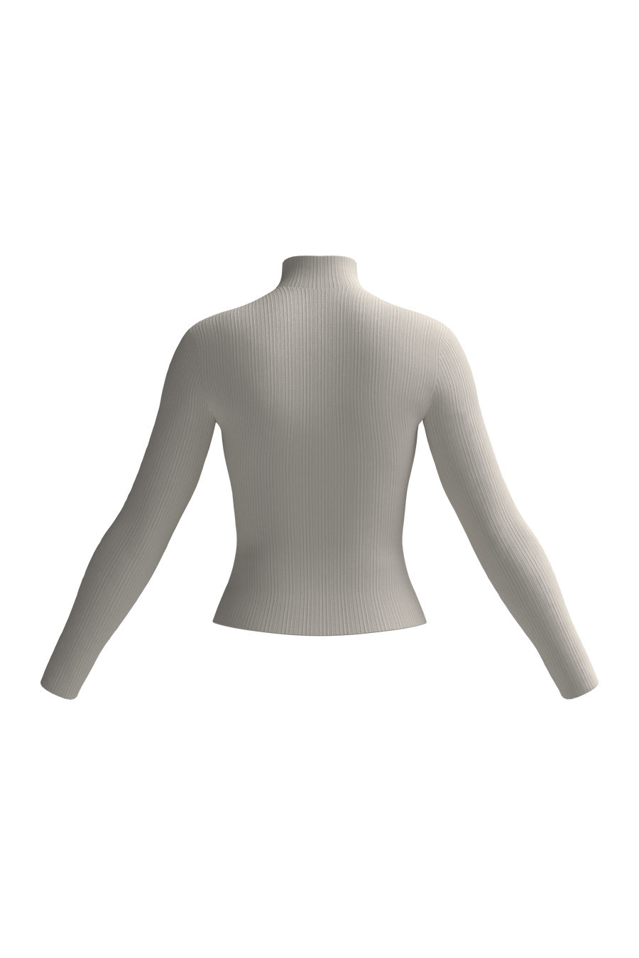 Ivory Cashmere Turtleneck Sweater