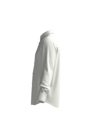 White Men's Shirt with Roman Collar and Napoleonic Cuffs